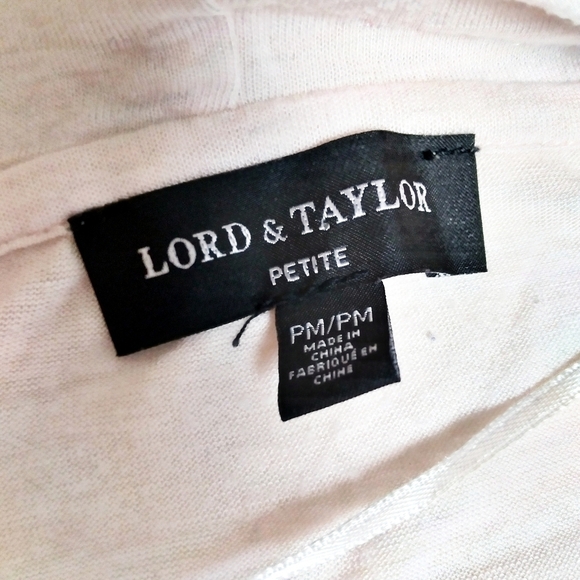 Lord & Taylor Striped Cowl Neck Long Sleeve Top - Picture 7 of 7